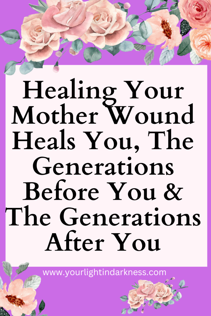 emotional healing, trauma healing, mother daughter healing, mother wound